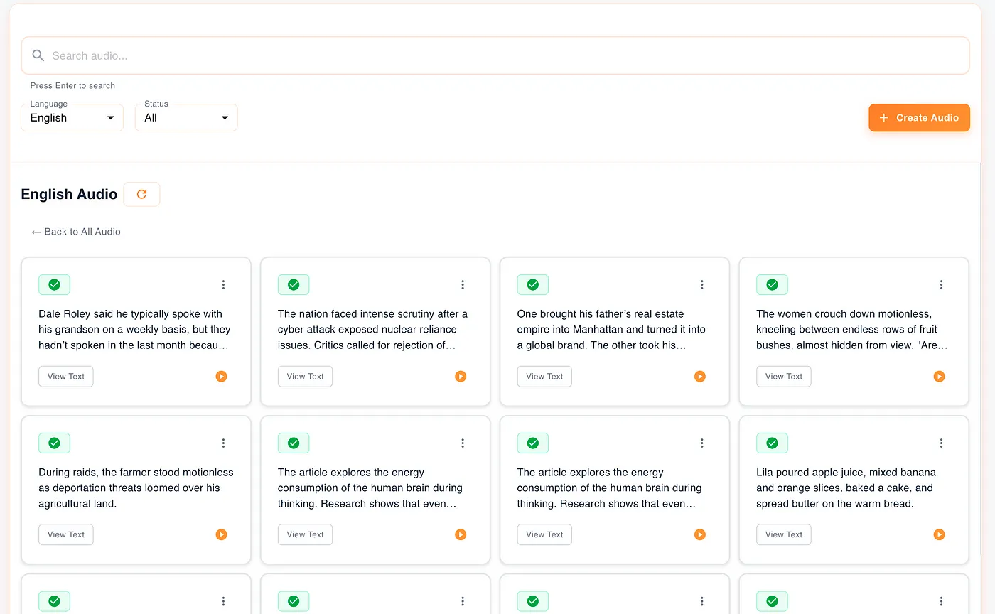 Audio Learning System - anyvocabulary.com